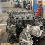 Menjava tesnila glave motorja in pogonske verige na vozilu nissan xtrail 2.2 2007-6